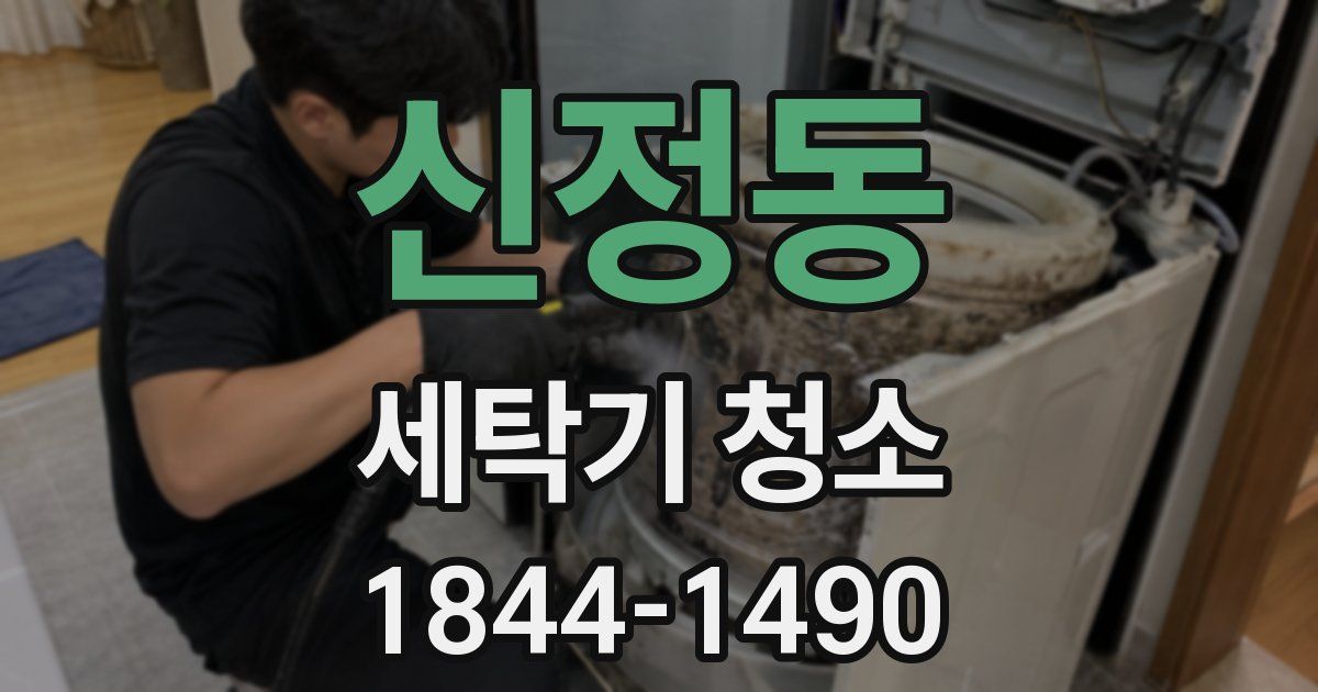 신정동 세탁기 청소