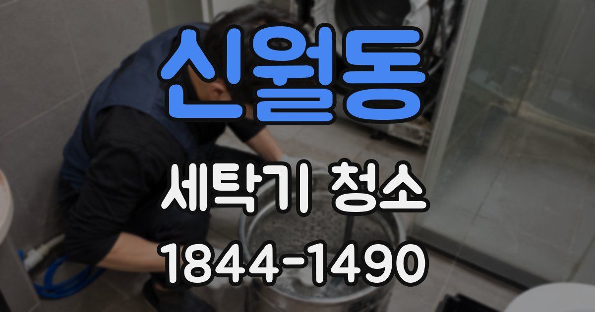 신월동 세탁기 청소