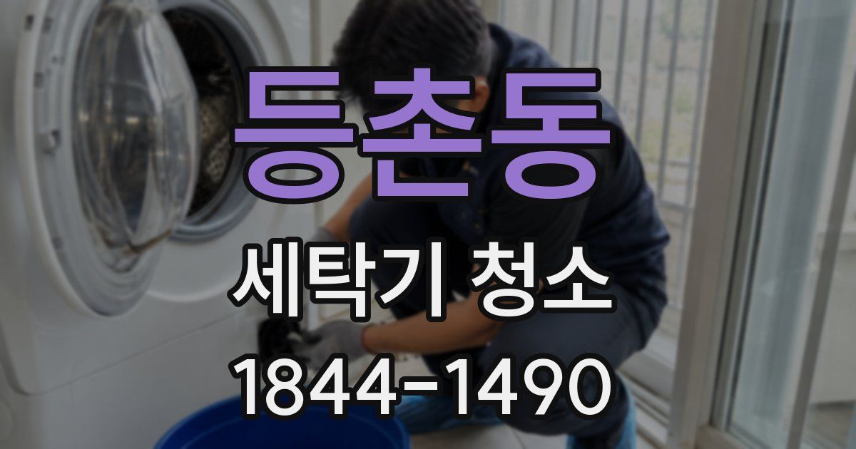 등촌동 세탁기 청소