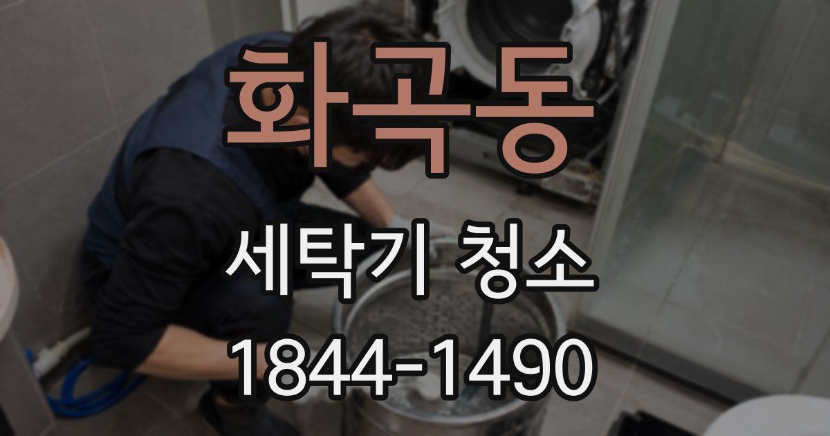화곡동 세탁기 청소