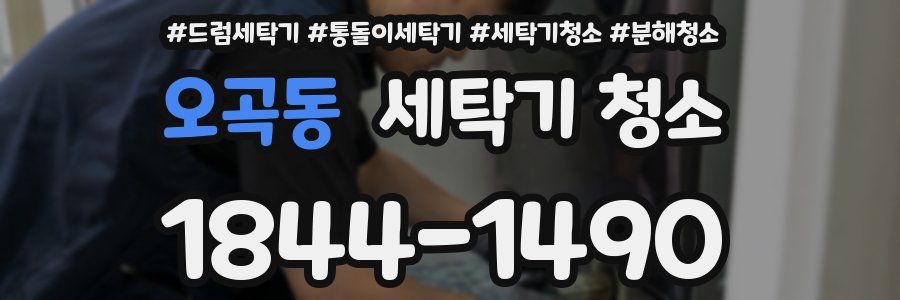 오곡동 세탁기 청소