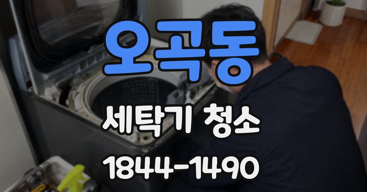오곡동 세탁기 청소