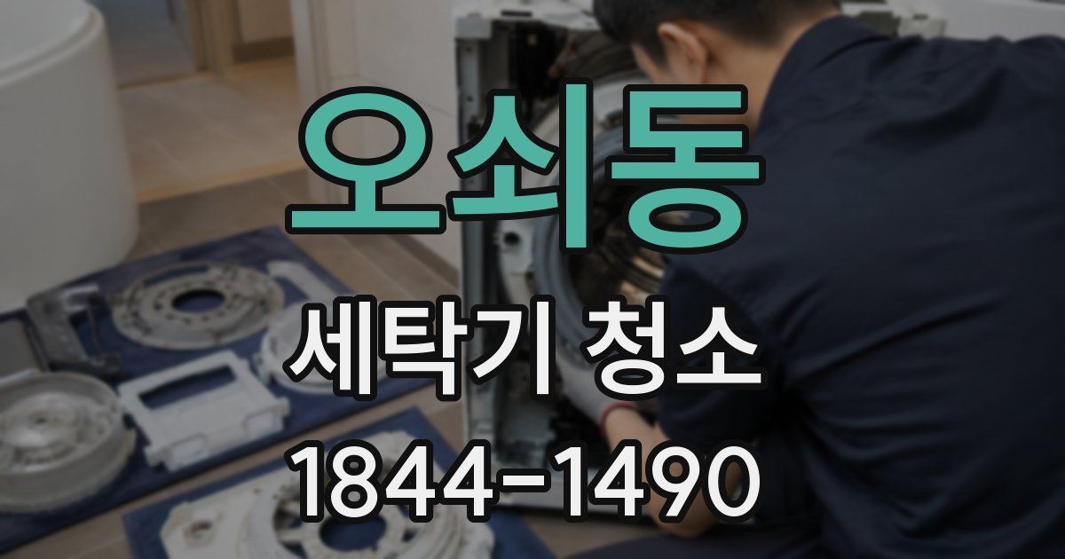 오쇠동 세탁기 청소
