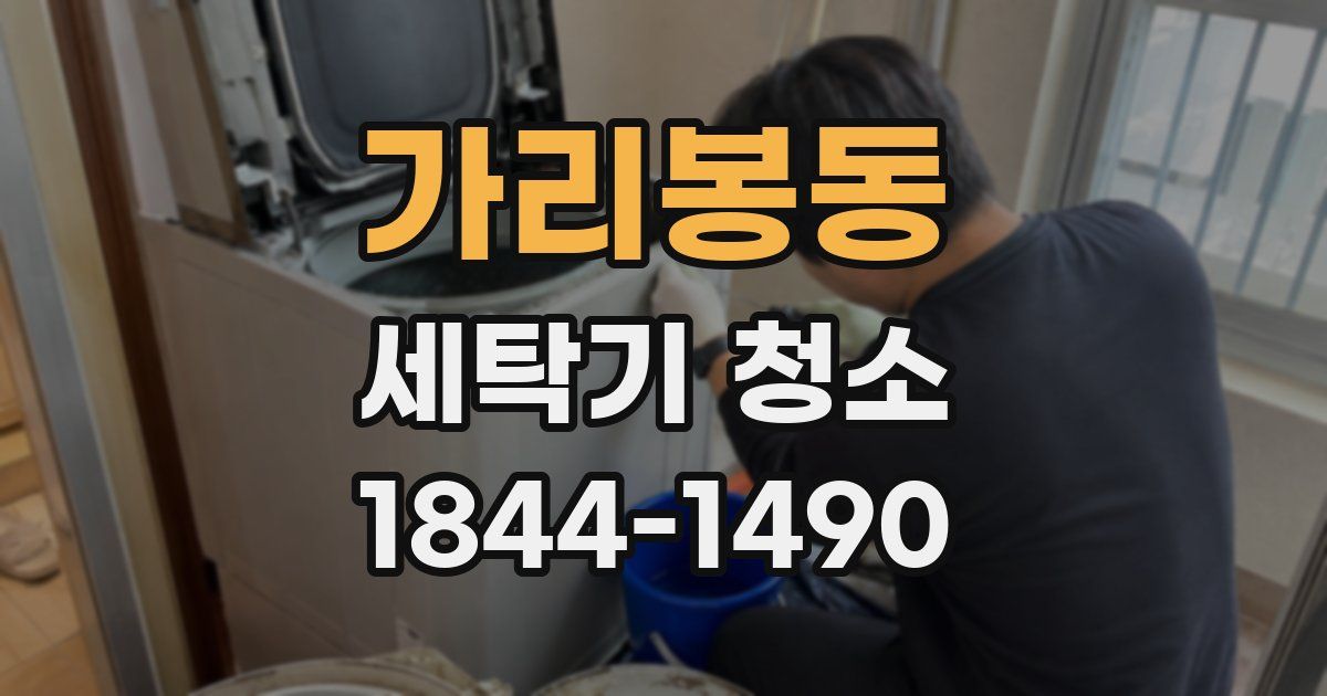 가리봉동 세탁기 청소