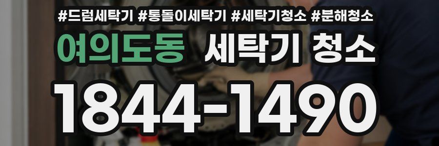 여의도동 세탁기 청소