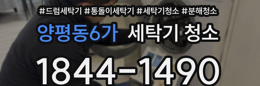 양평동6가 세탁기 청소