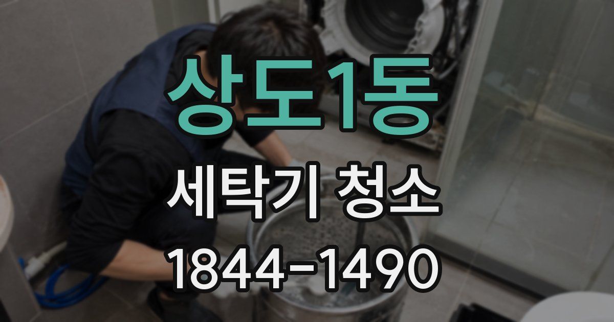 상도1동 세탁기 청소