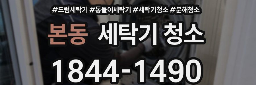 본동 세탁기 청소