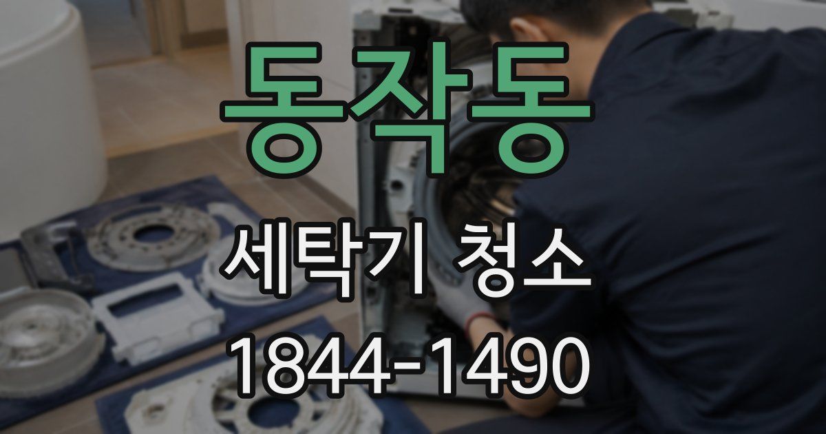 동작동 세탁기 청소