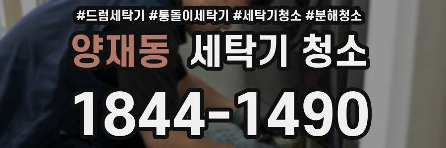양재동 세탁기 청소
