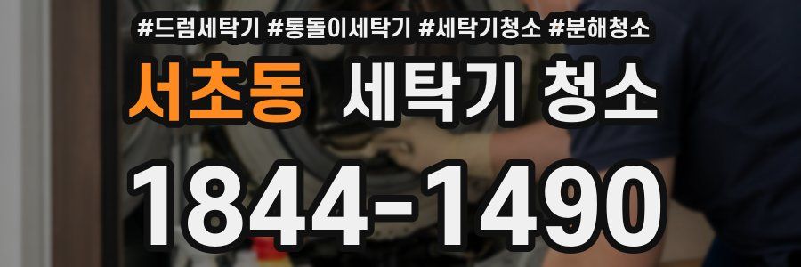 서초동 세탁기 청소