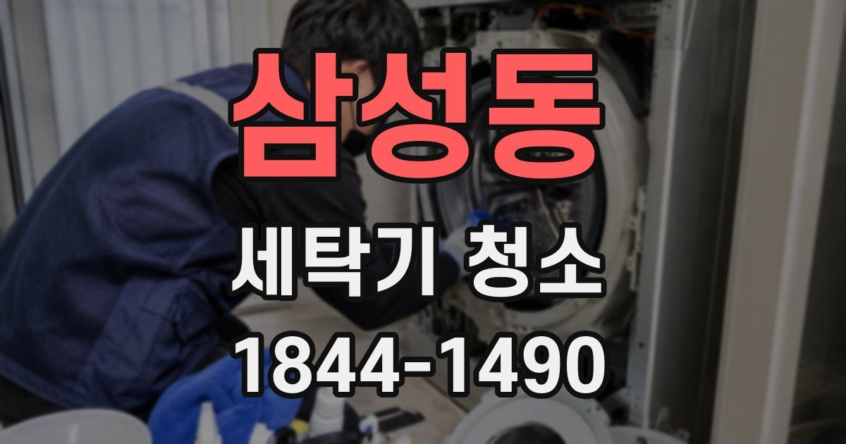 삼성동 세탁기 청소