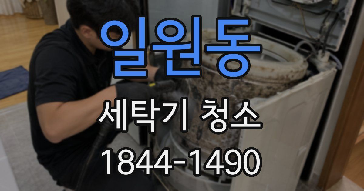 일원동 세탁기 청소