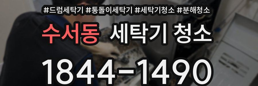 수서동 세탁기 청소