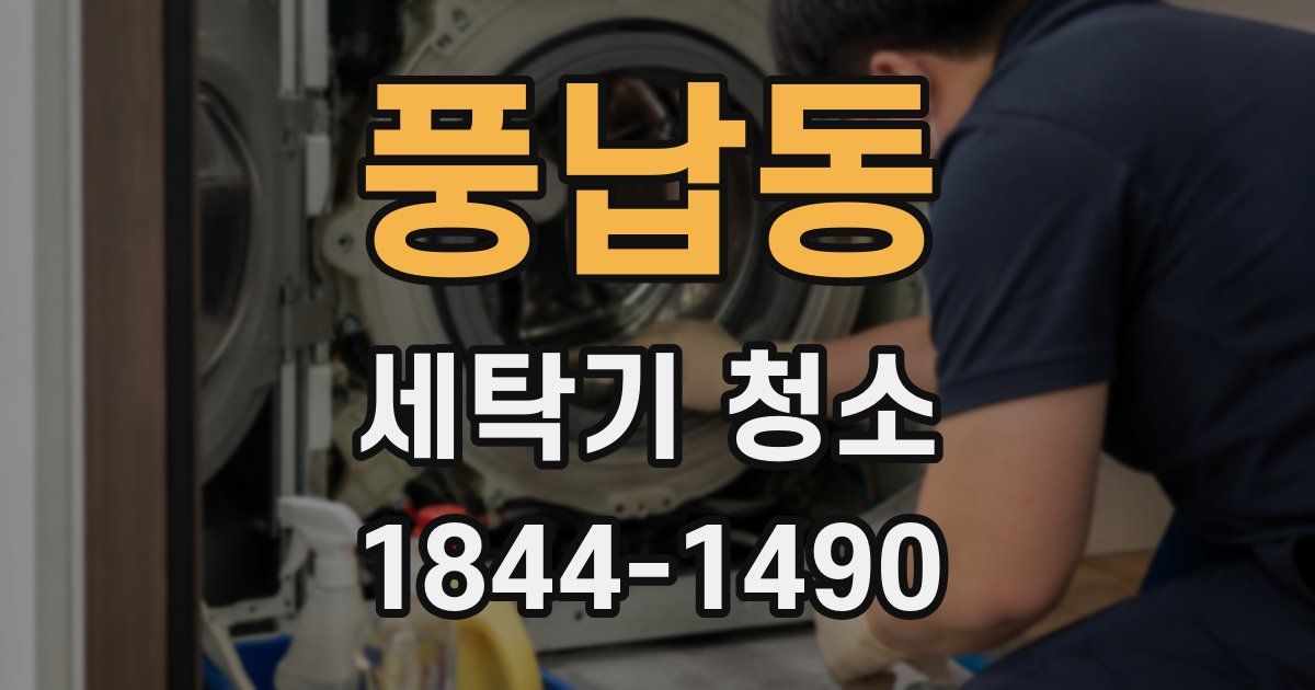 풍납동 세탁기 청소