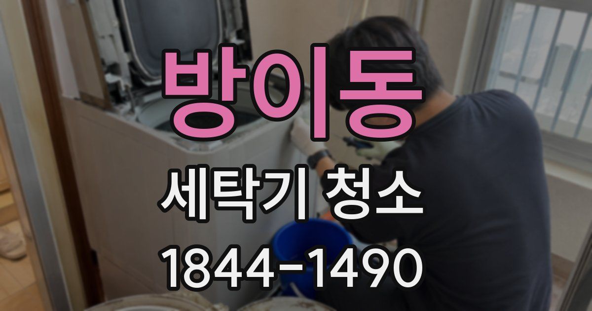 방이동 세탁기 청소