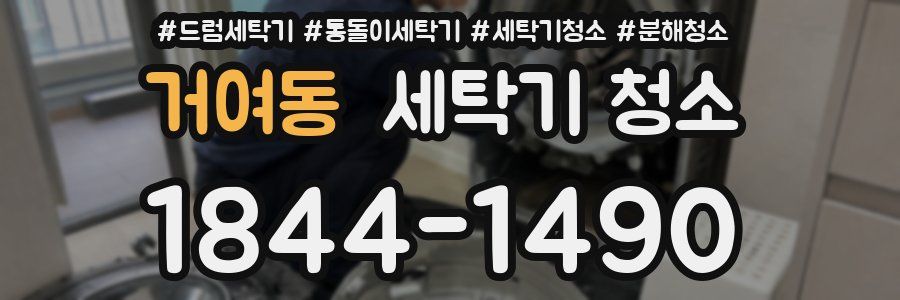 거여동 세탁기 청소