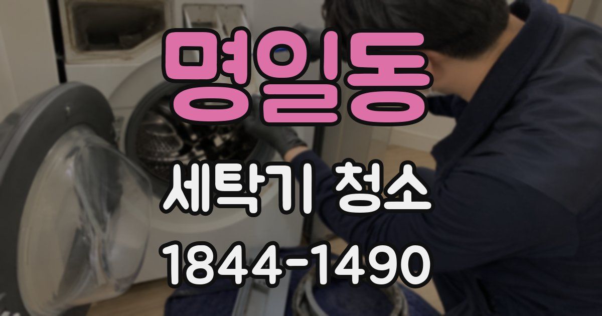 명일동 세탁기 청소