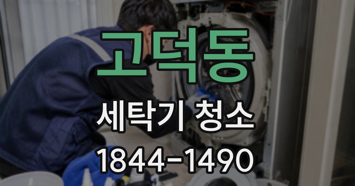 고덕동 세탁기 청소