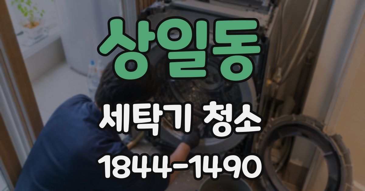 상일동 세탁기 청소