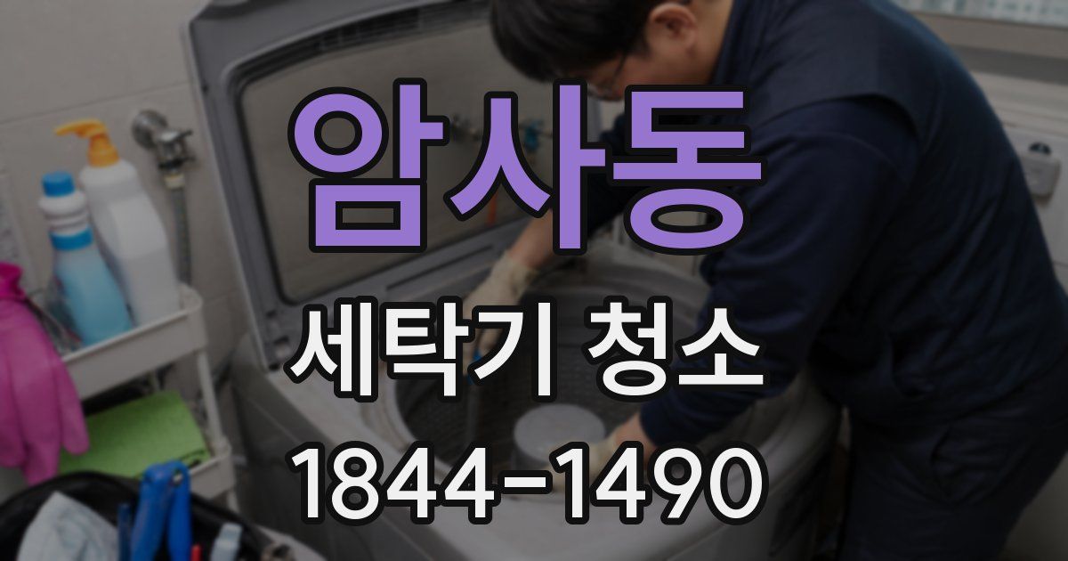 암사동 세탁기 청소