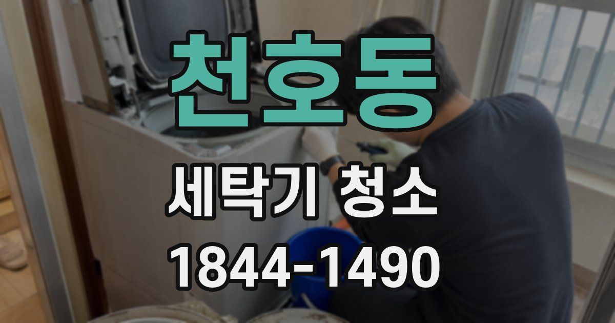 천호동 세탁기 청소