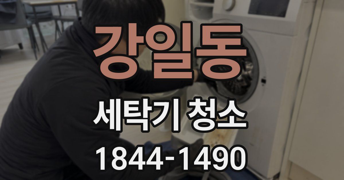 강일동 세탁기 청소