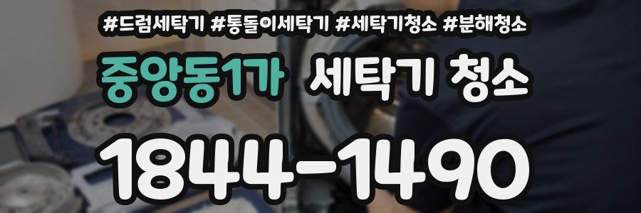 중앙동1가 세탁기 청소