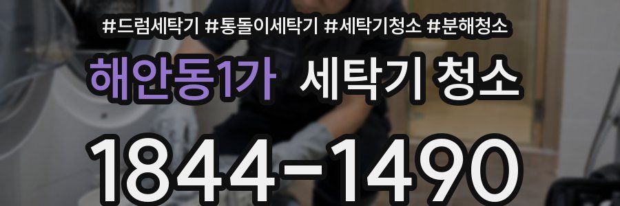 해안동1가 세탁기 청소
