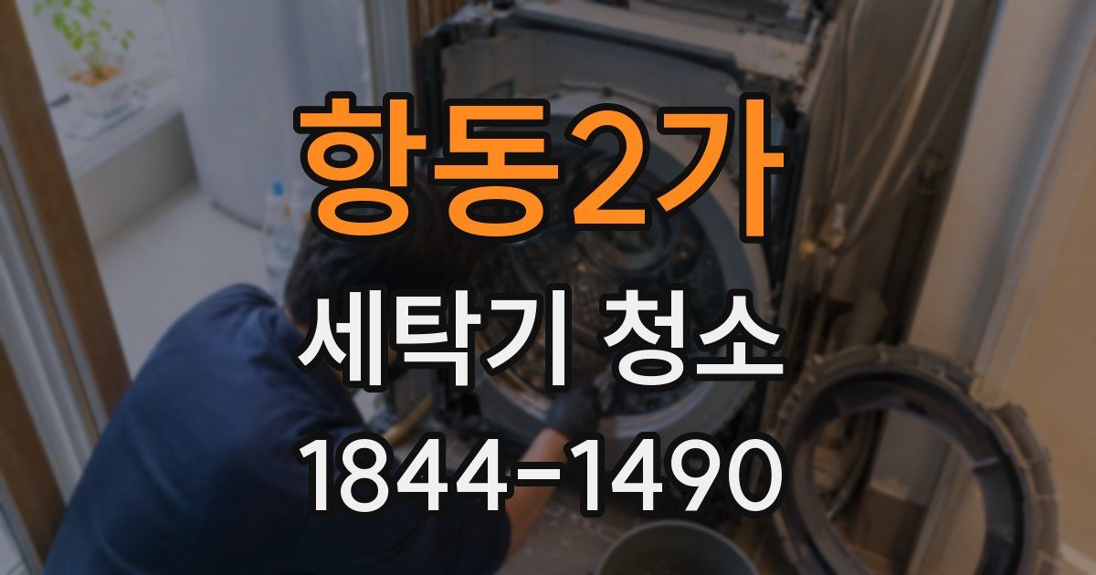 항동2가 세탁기 청소