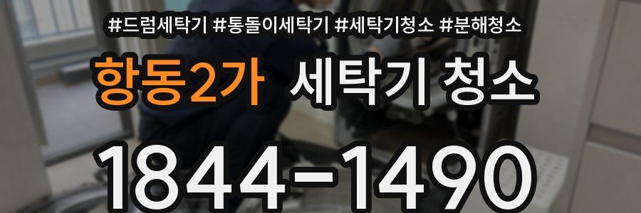 항동2가 세탁기 청소