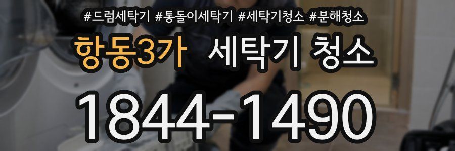 항동3가 세탁기 청소