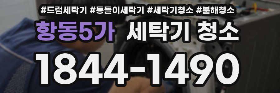 항동5가 세탁기 청소