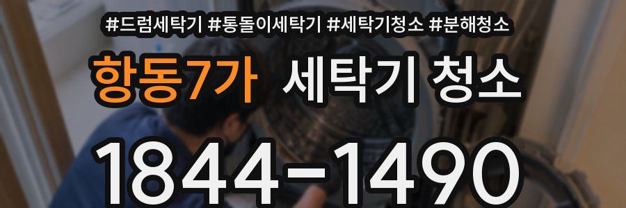 항동7가 세탁기 청소