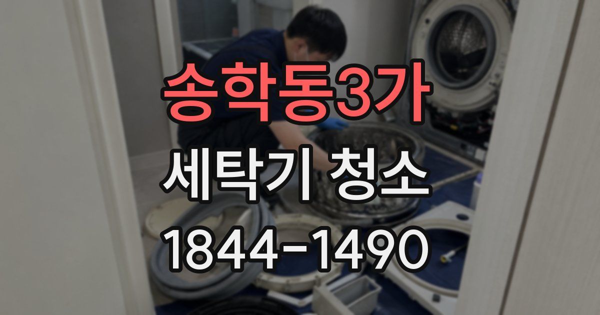 송학동3가 세탁기 청소