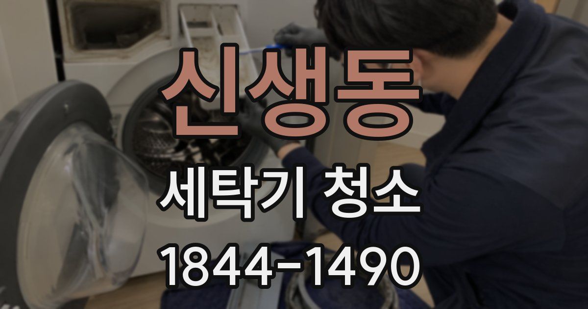 신생동 세탁기 청소