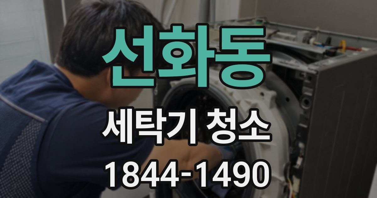선화동 세탁기 청소