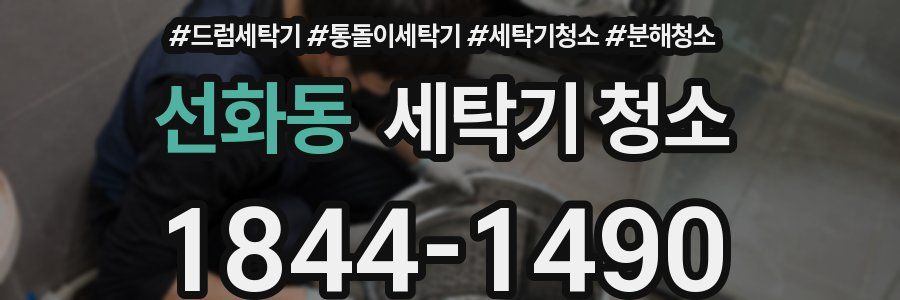 선화동 세탁기 청소
