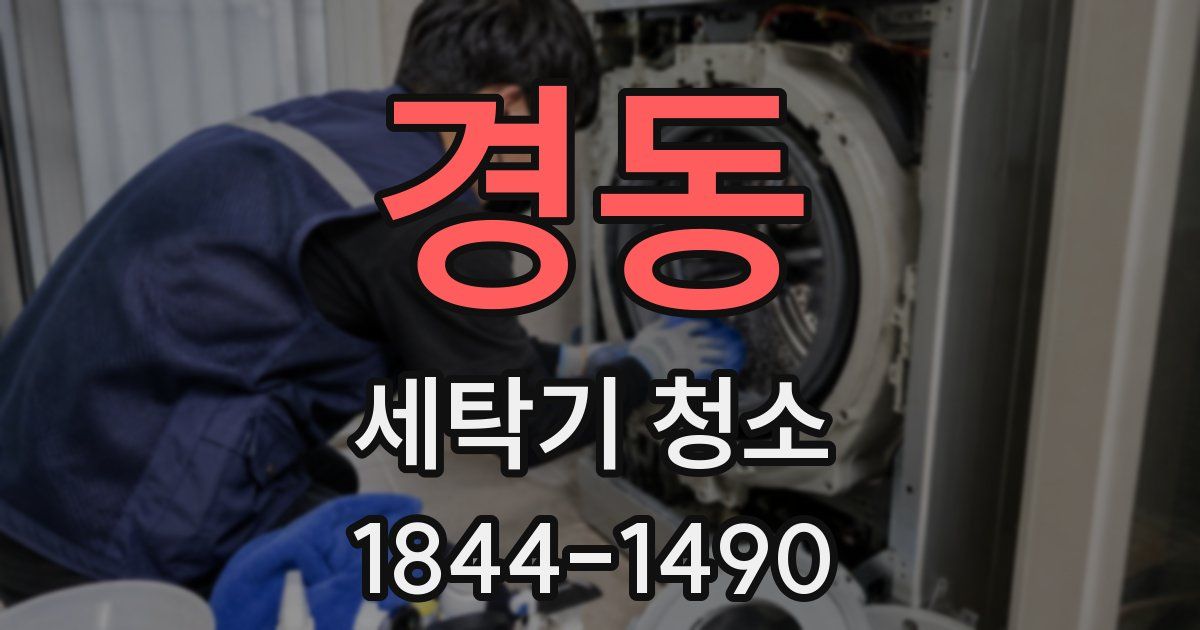 경동 세탁기 청소