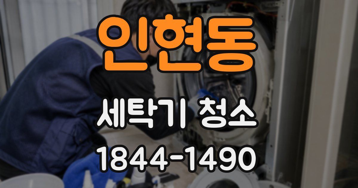 인현동 세탁기 청소