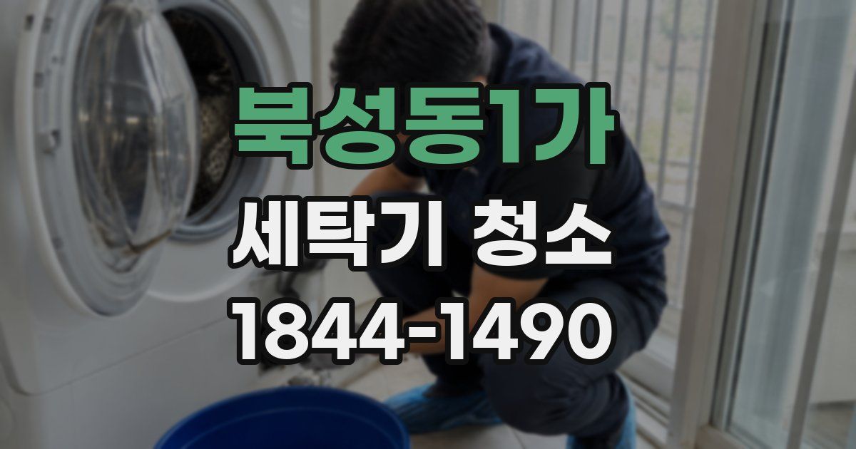북성동1가 세탁기 청소