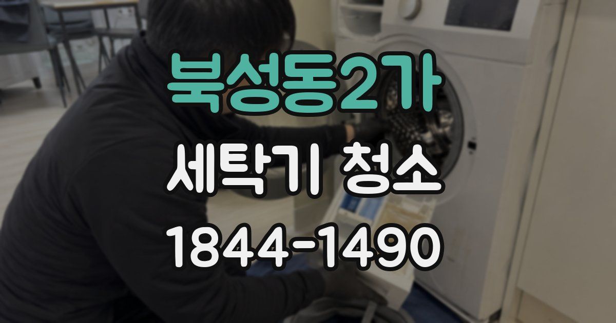 북성동2가 세탁기 청소