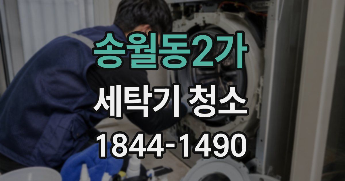 송월동2가 세탁기 청소