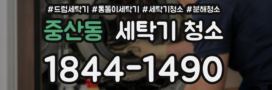 중산동 세탁기 청소