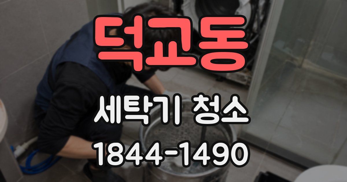 덕교동 세탁기 청소