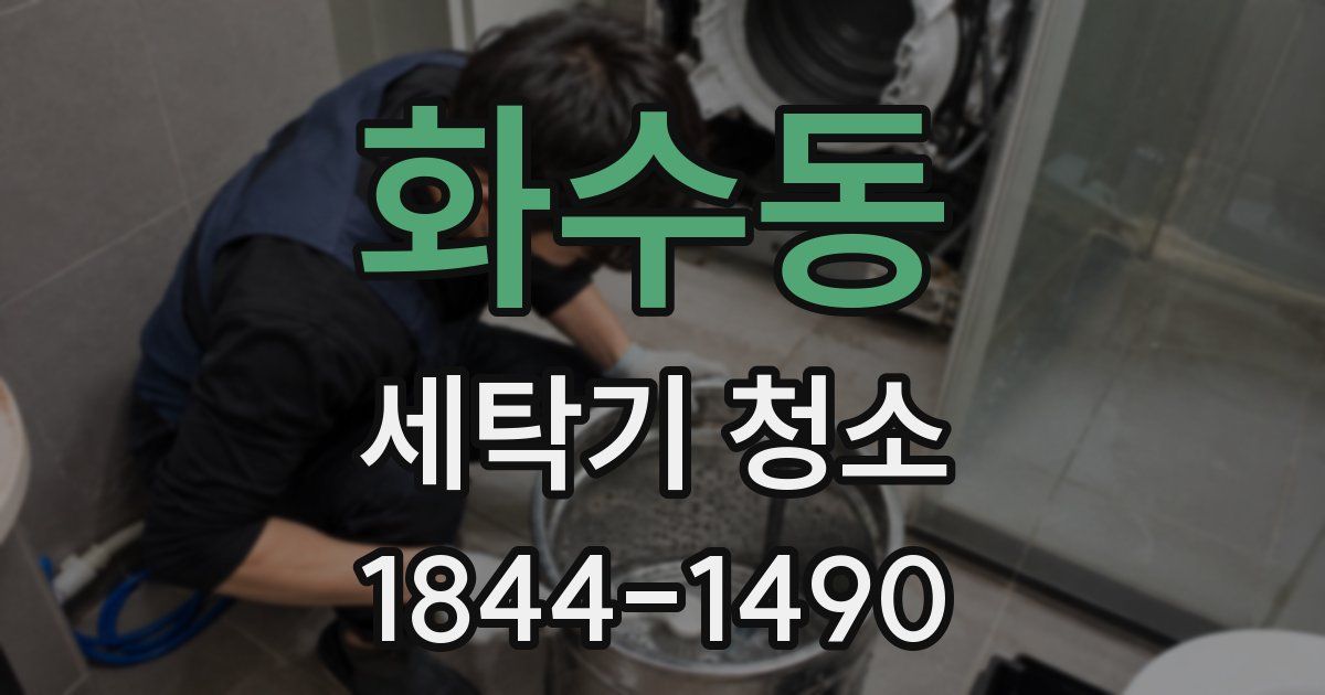 화수동 세탁기 청소