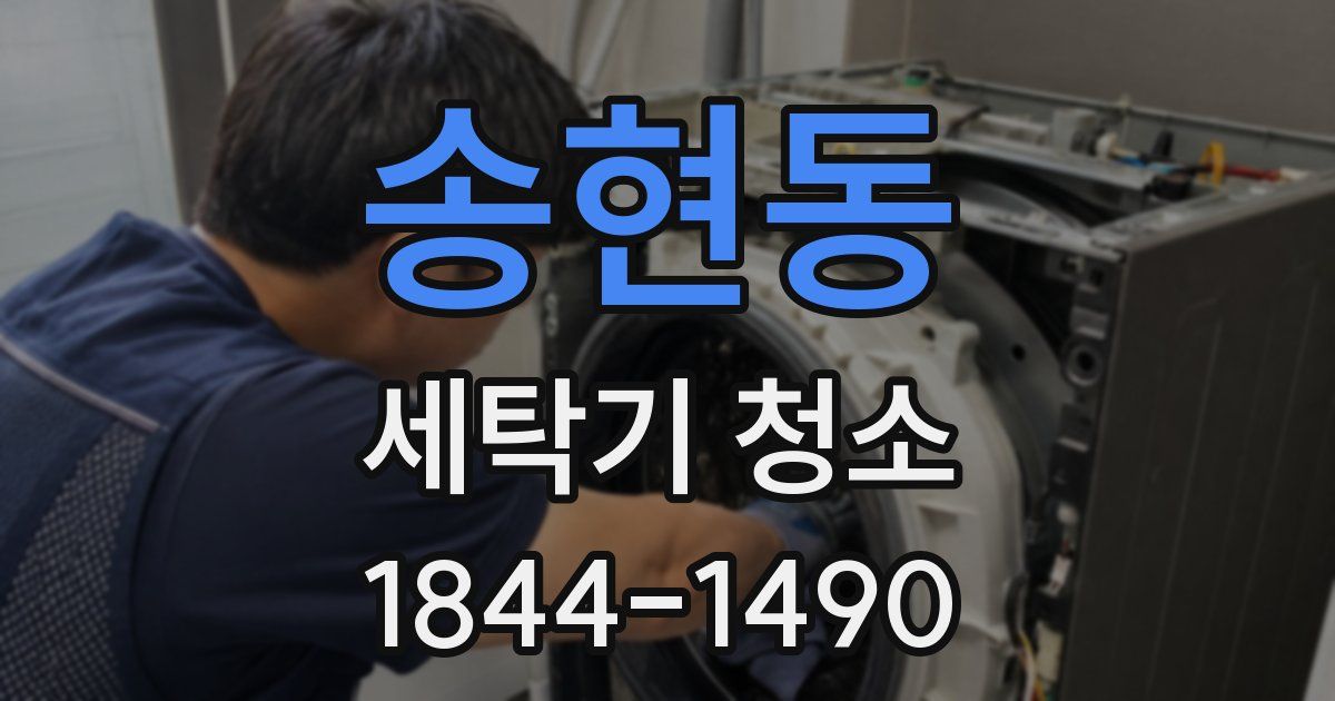 송현동 세탁기 청소
