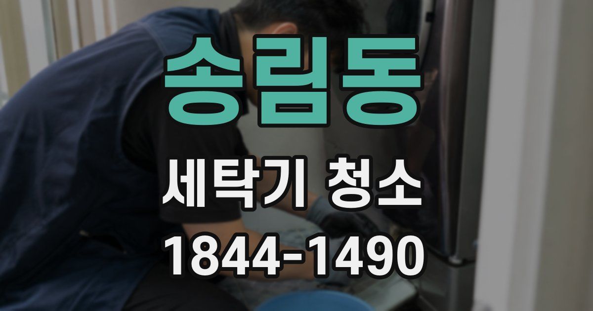 송림동 세탁기 청소