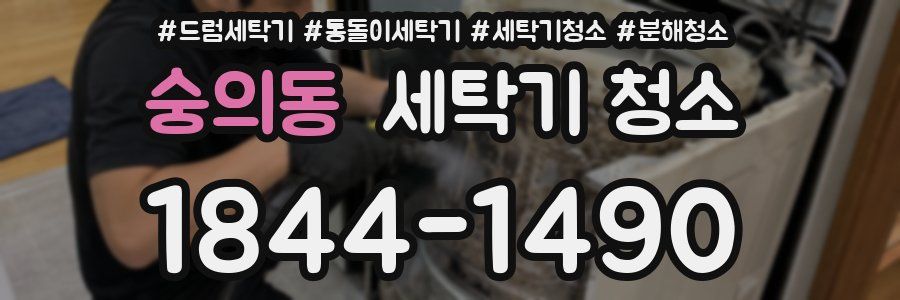 숭의동 세탁기 청소