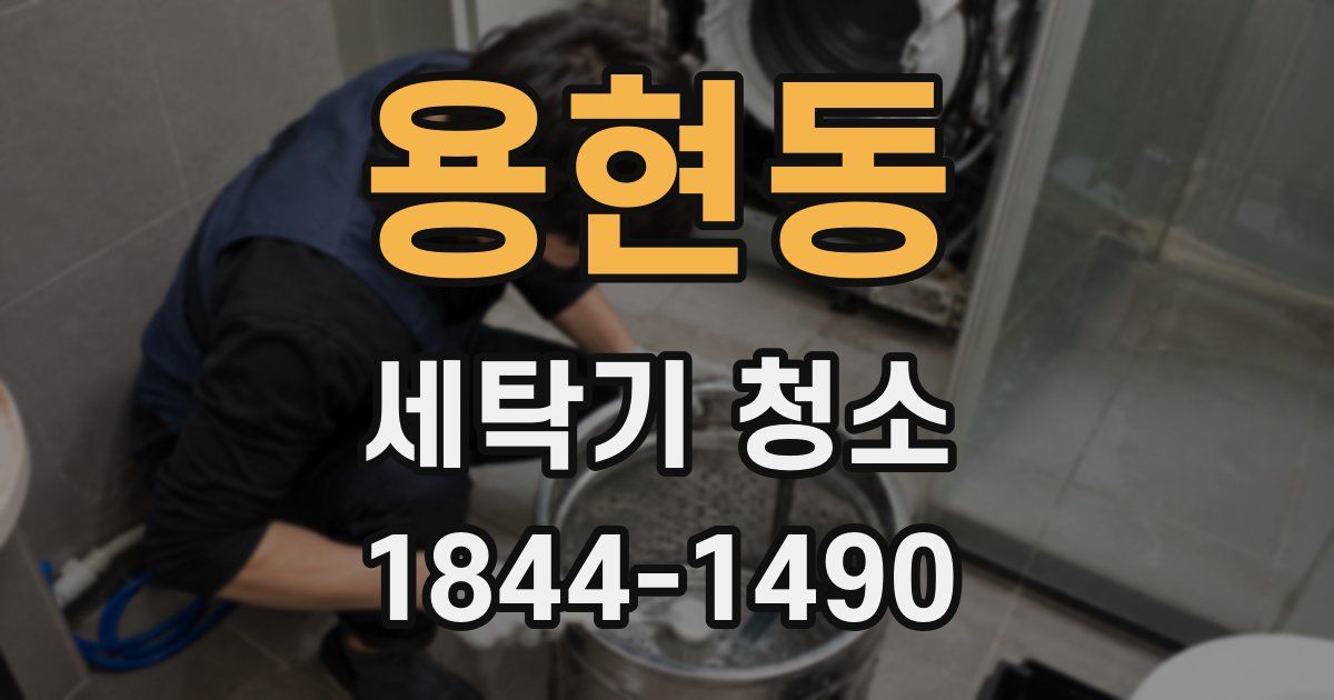 용현동 세탁기 청소